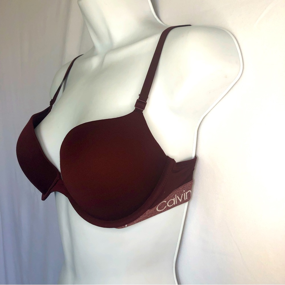 Calvin Klein Purple Push Up Bra - Picture 2 of 6